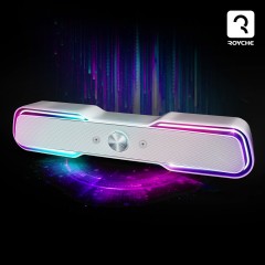1. 로이체 RGB LED 게이밍 PC사운드바 RSB-G5000WH 블랙